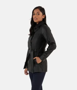 BRIA Women’s Vegan Leather Jacket