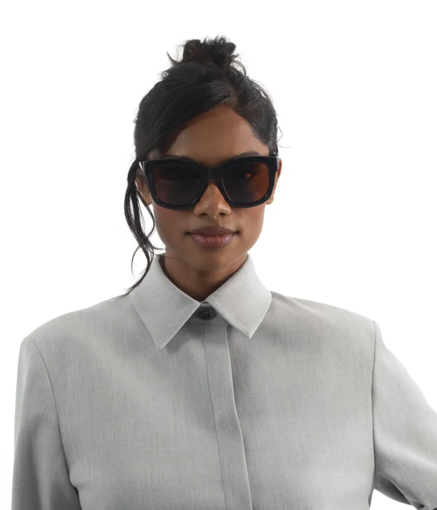CHARLET-2 Recycled Wayfarer Sunglasses