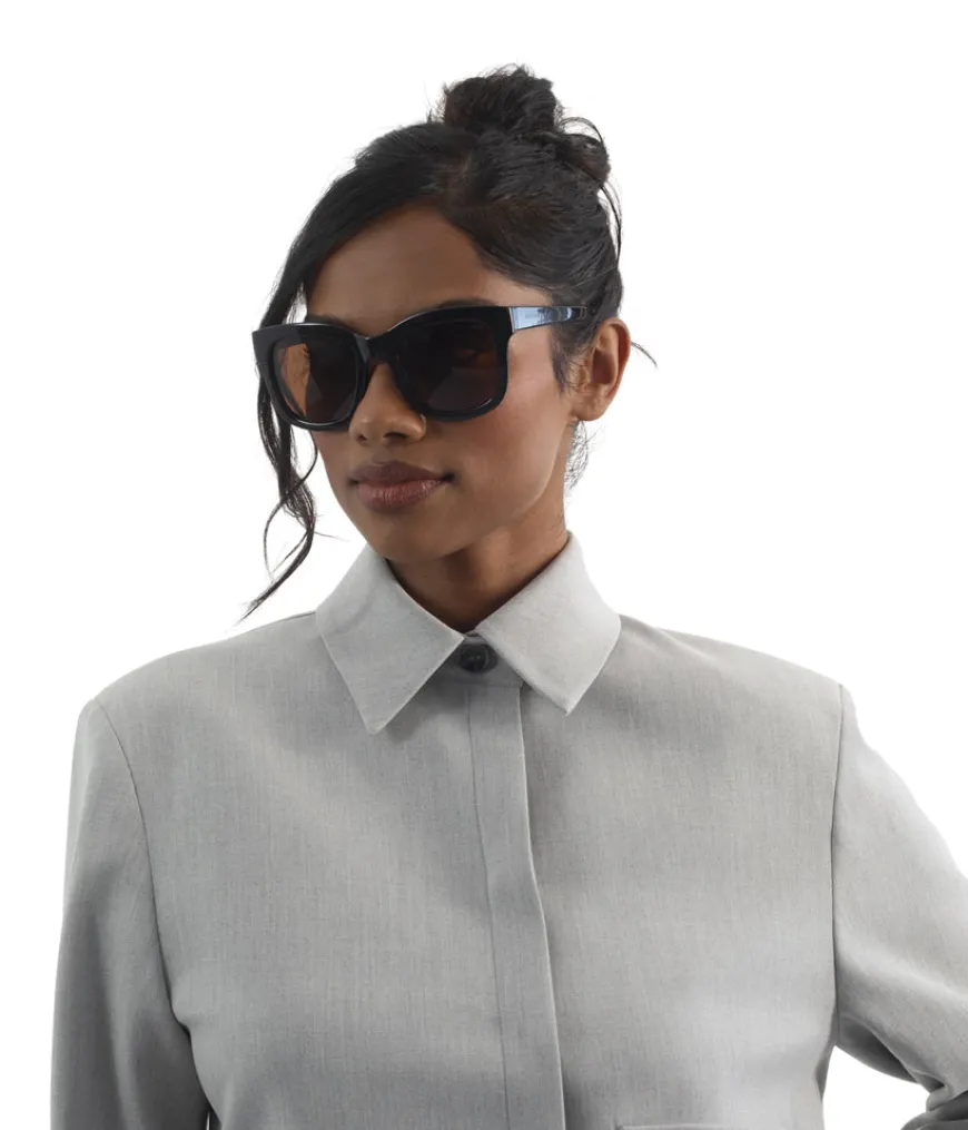 CHARLET-2 Recycled Wayfarer Sunglasses