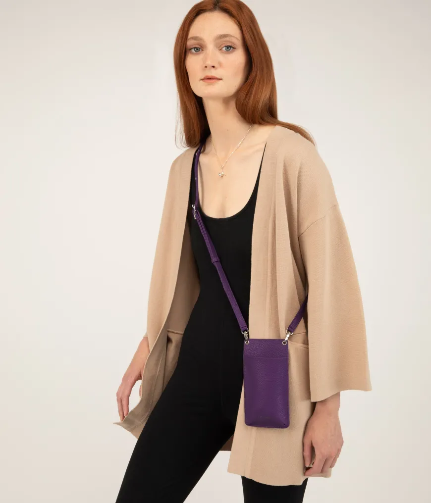 CUE Vegan Crossbody Phone Bag - Purity