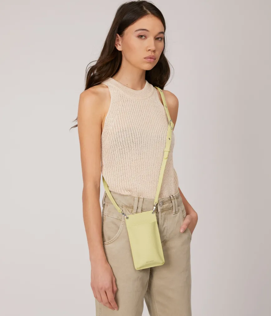 CUE Vegan Crossbody Phone Bag - Purity
