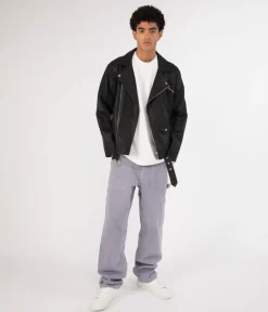 DALEX Men's Vegan Motorcycle Jacket