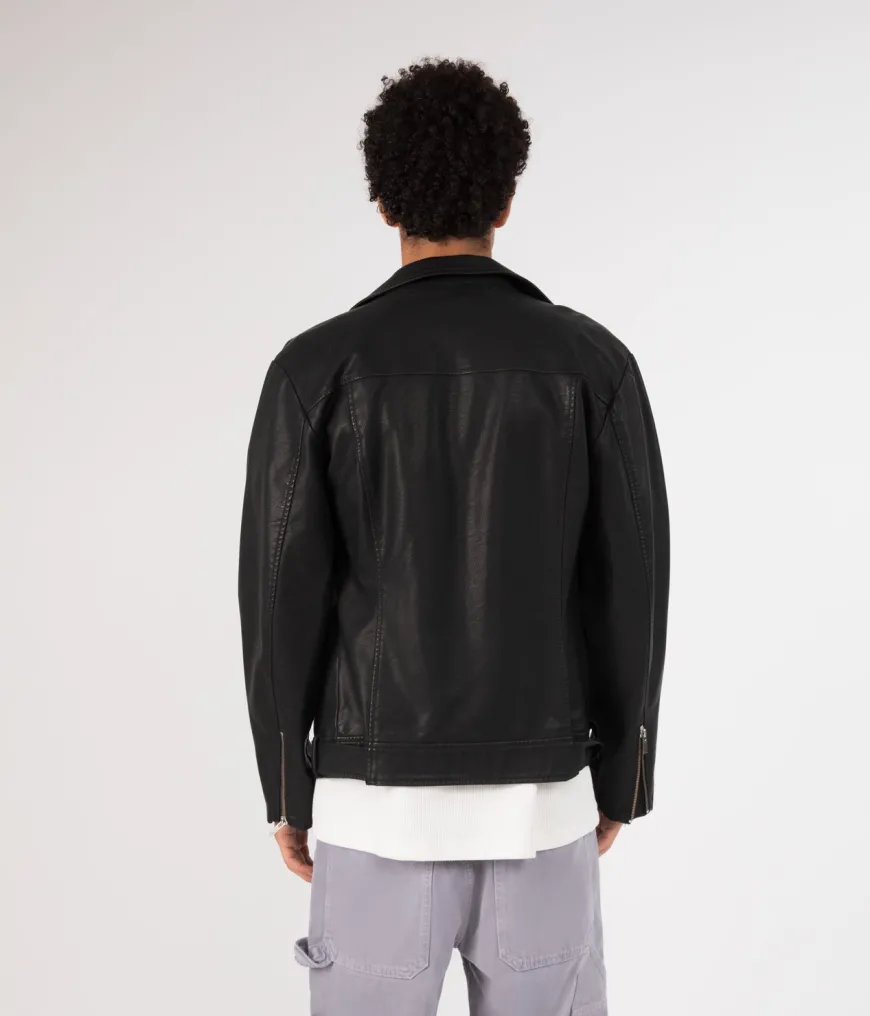 DALEX Men's Vegan Motorcycle Jacket