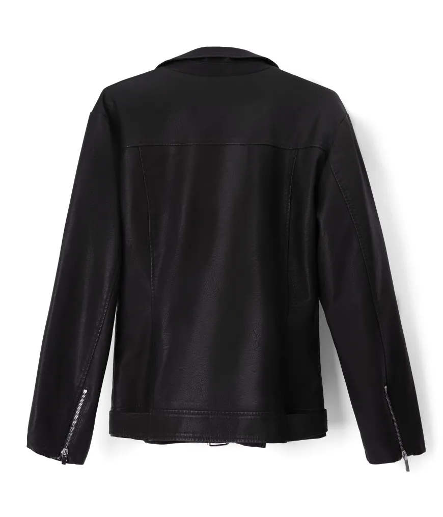 DALEX Men's Vegan Motorcycle Jacket