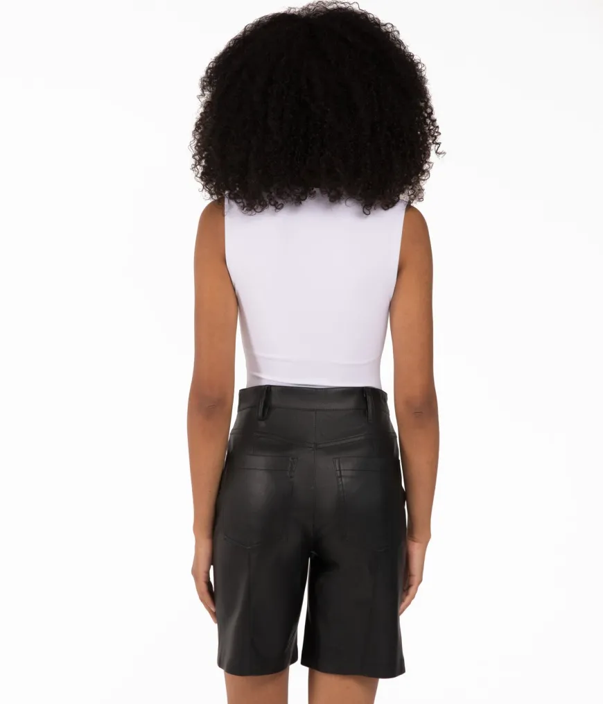 EDIE Women's High-Waisted Vegan Shorts