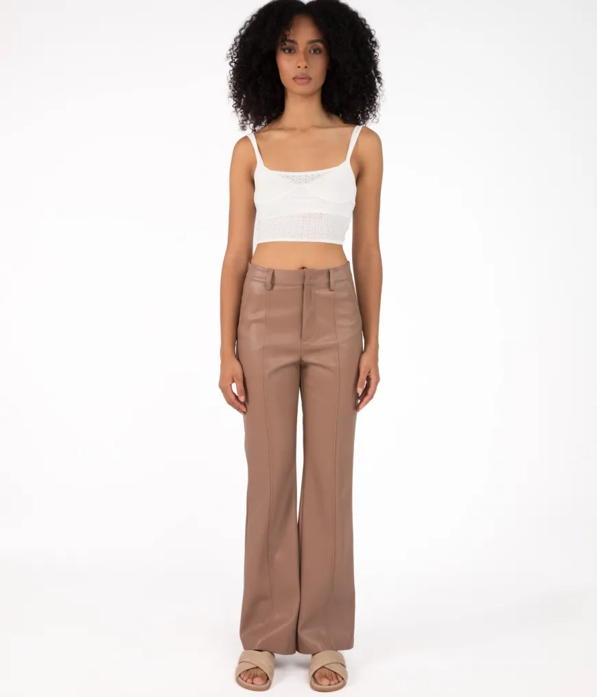 GWEN Women's High-Waisted Vegan Pants