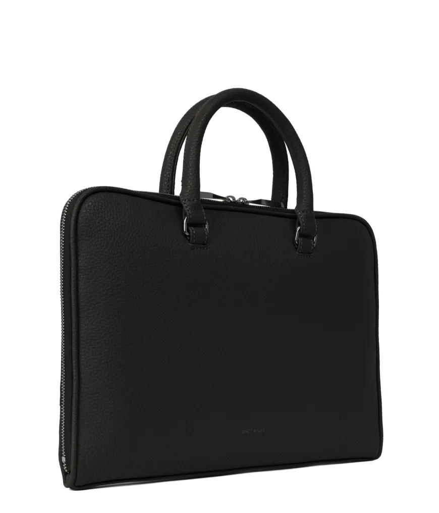 HOLDER Slim Vegan Briefcase - Purity