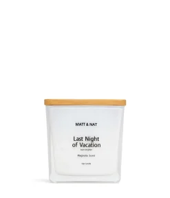 LAST NIGHT ON VACATION REG. SQ Candle