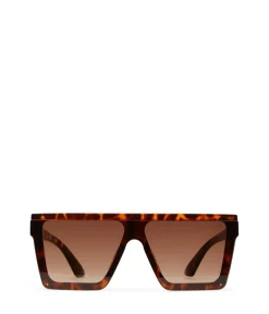 LYN Brown Square Sunglasses