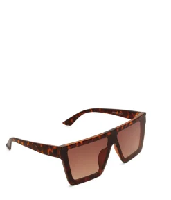 LYN Brown Square Sunglasses