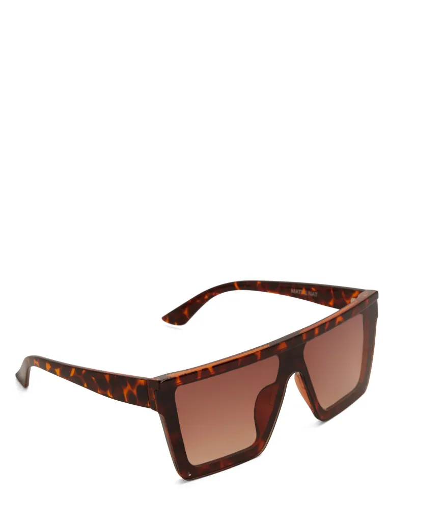 LYN Brown Square Sunglasses