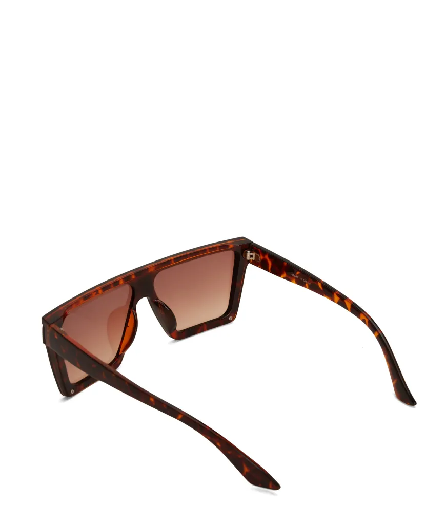 LYN Brown Square Sunglasses