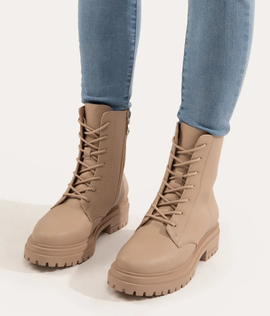 MAREE Women's Vegan Combat Boots