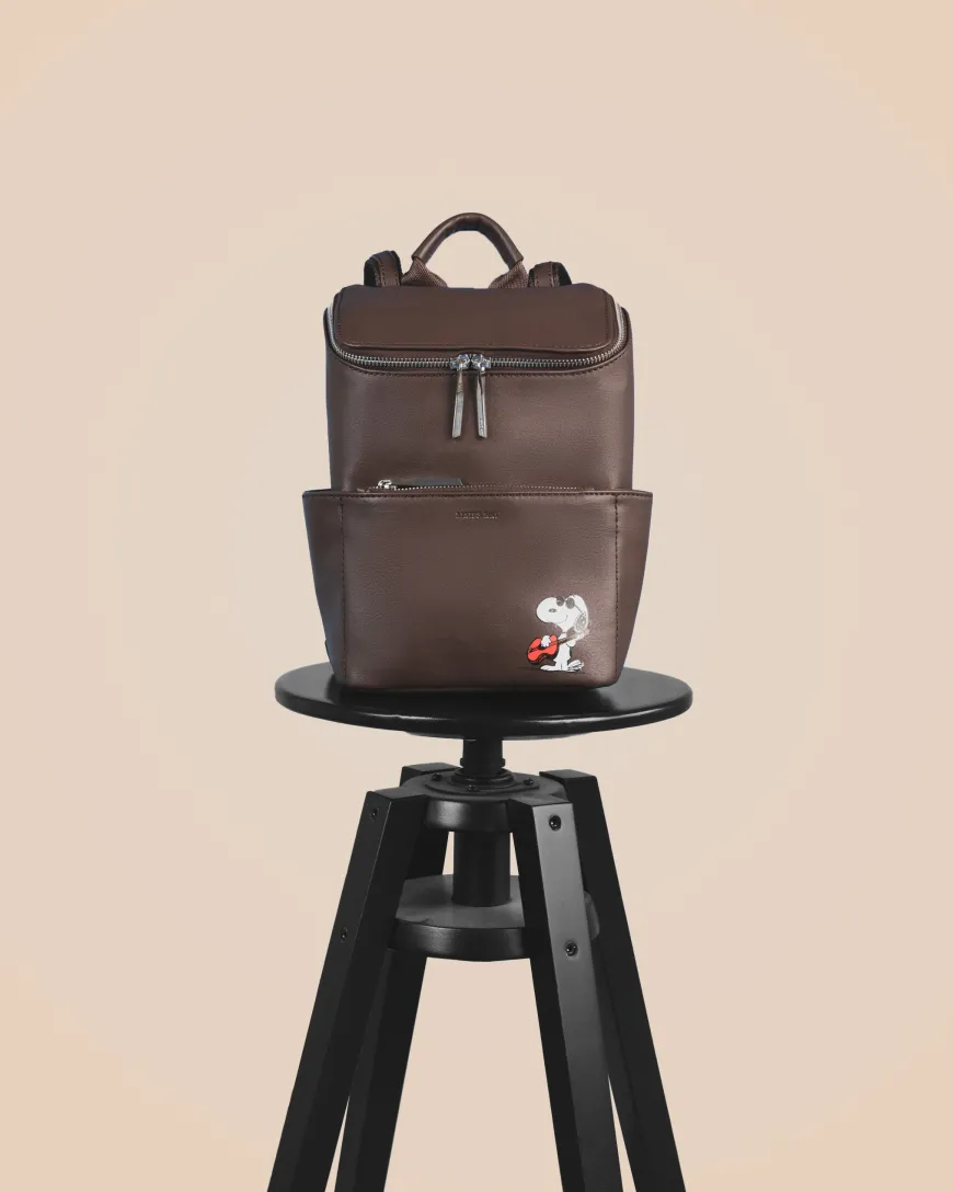 MATT & NAT x PEANUTS BRAVESMP Small Vegan Backpack - Joe Cool Edition