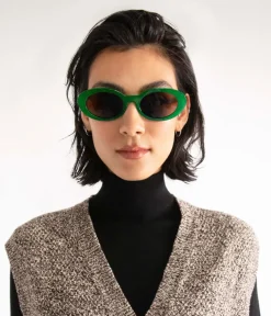 MIELA-2 Recycled Oval Sunglasses
