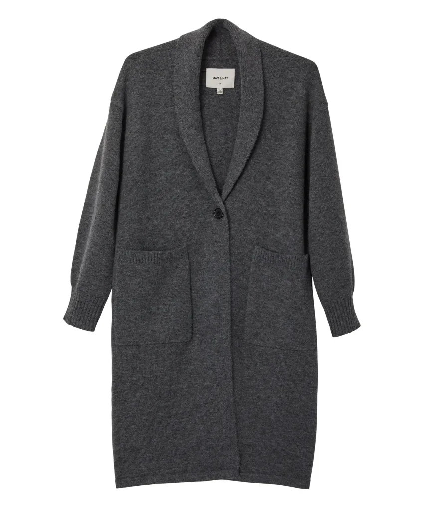 NESS Knee-Length Cardigan