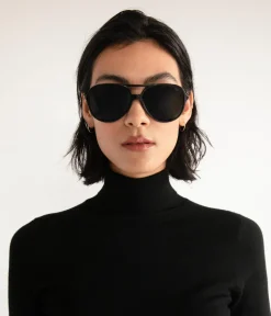 ORIE Black Aviator Sunglasses