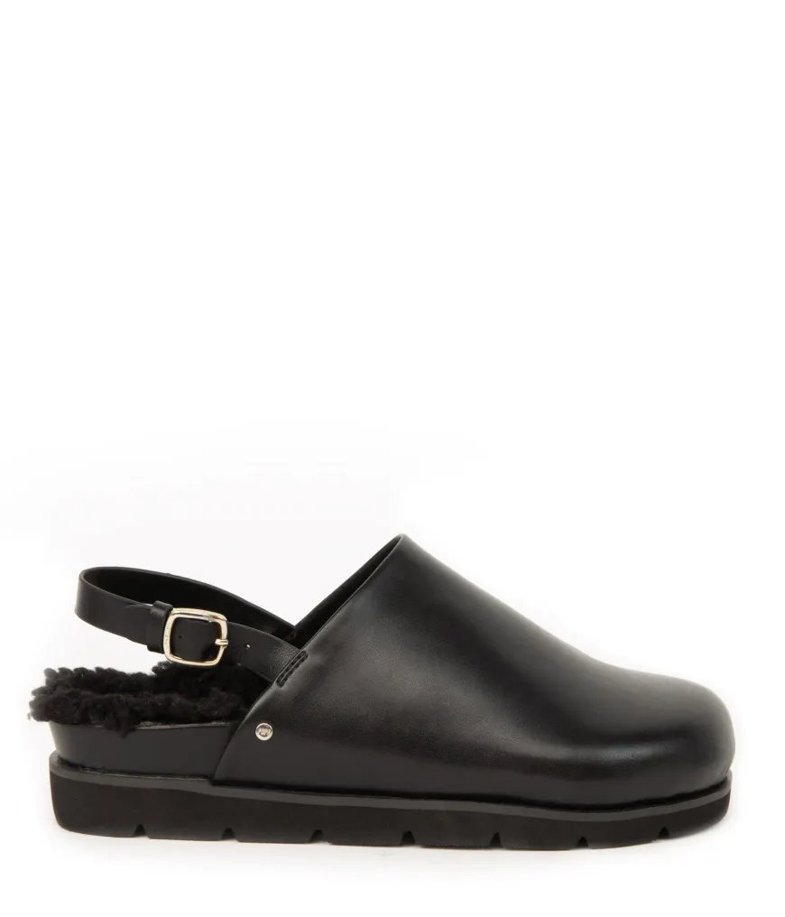 SARO Women's Vegan Mule Shoes