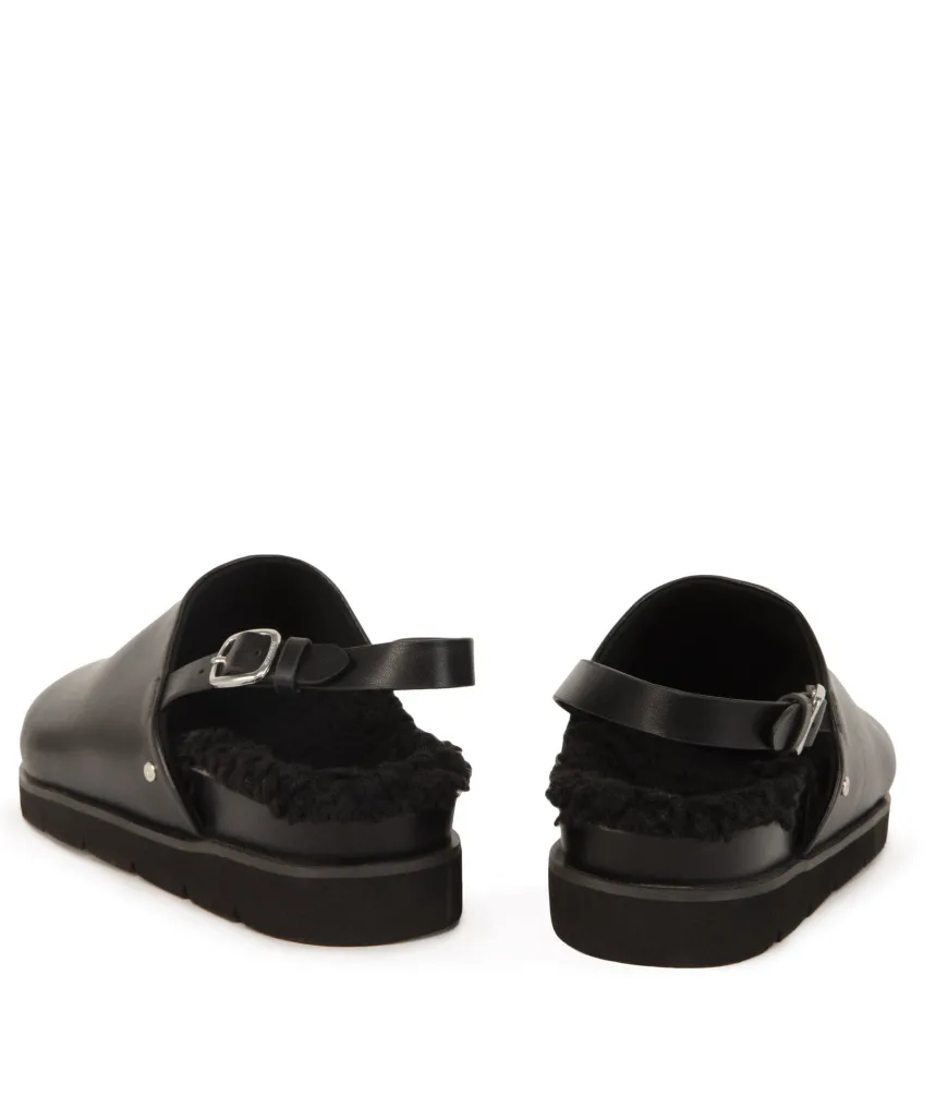 SARO Women's Vegan Mule Shoes