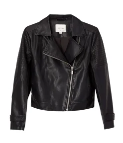 SAVINA Women’s Vegan Moto Jacket