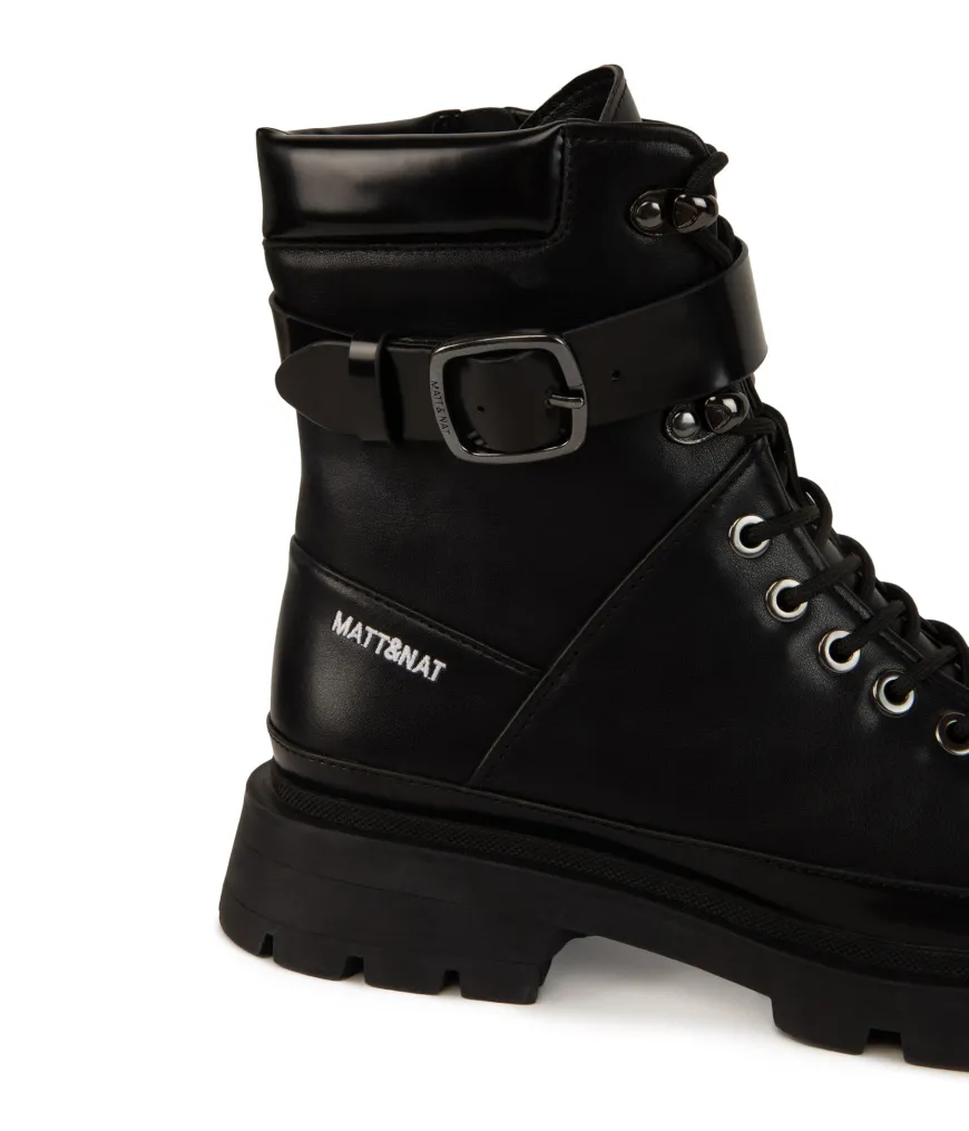 TOMEI Women's Vegan Combat Boots