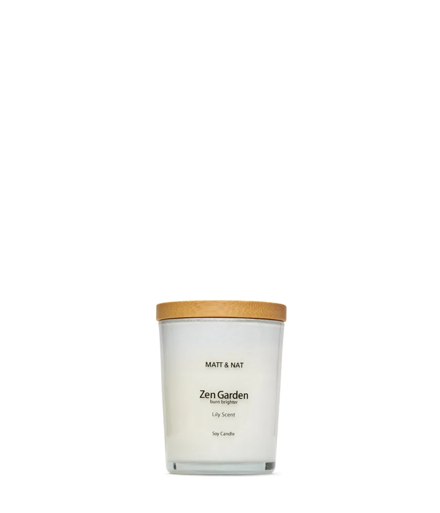 Zen Garden Mini Round Candle